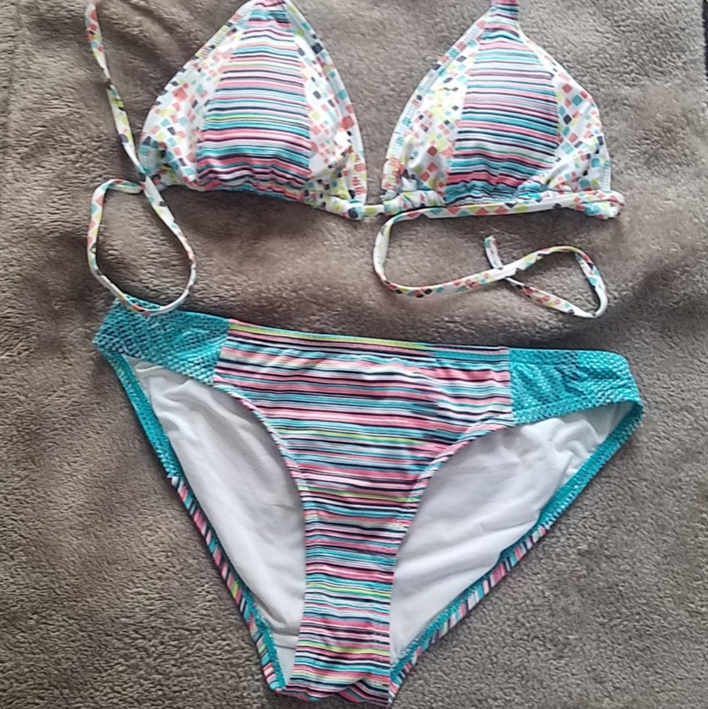 Soybu Bikini Med Top, Small Bottoms